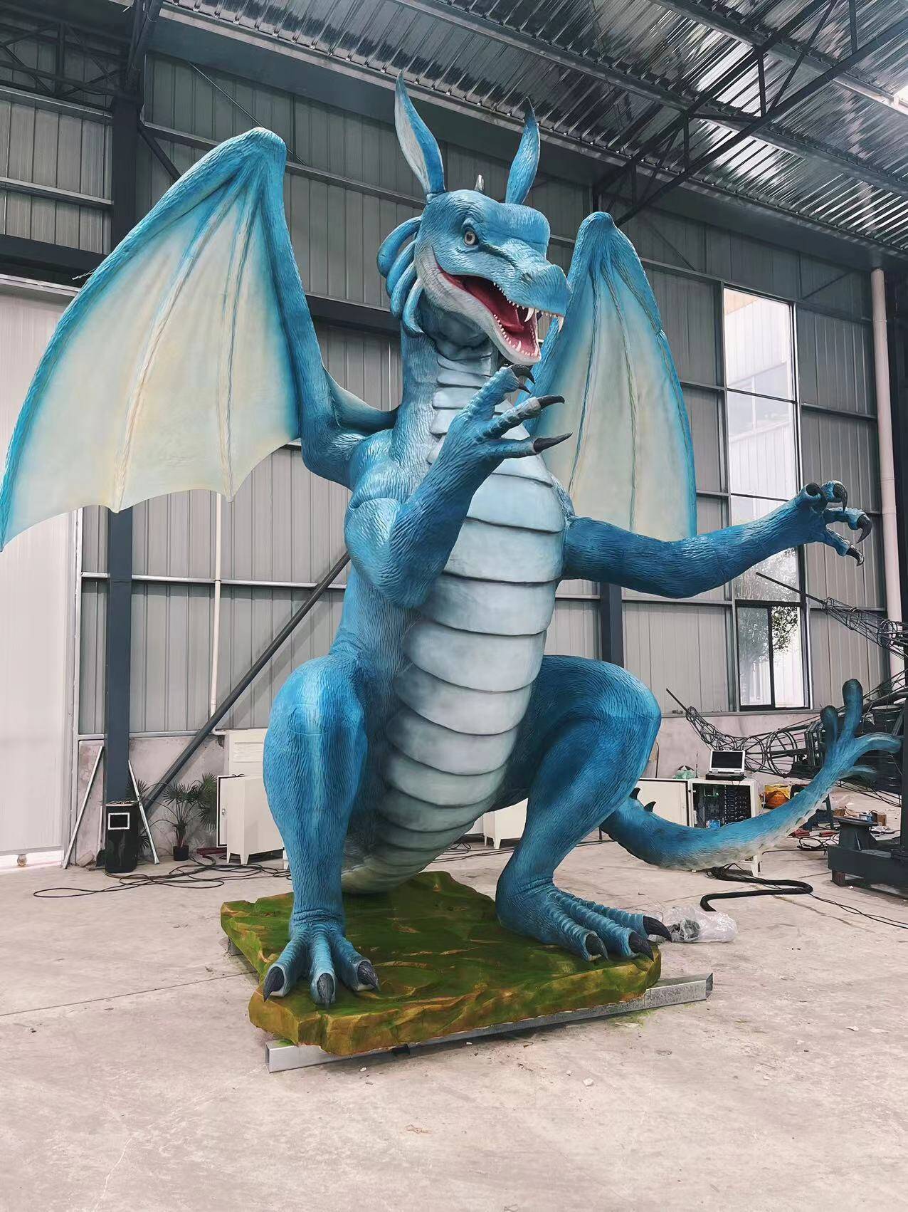 Simulated Dragon with Interactive Sound Effects