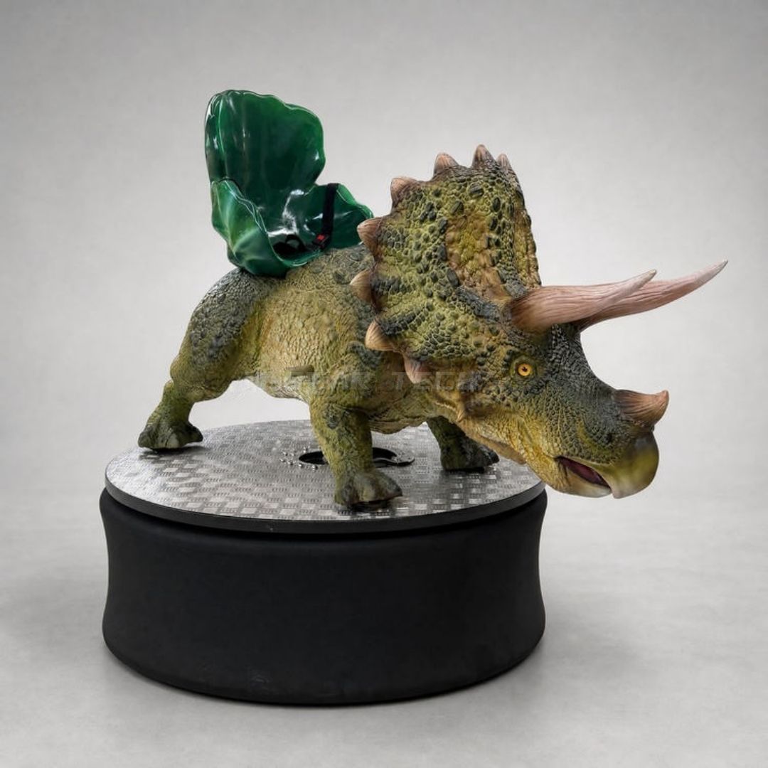 Animatronic Triceratops VR Ride