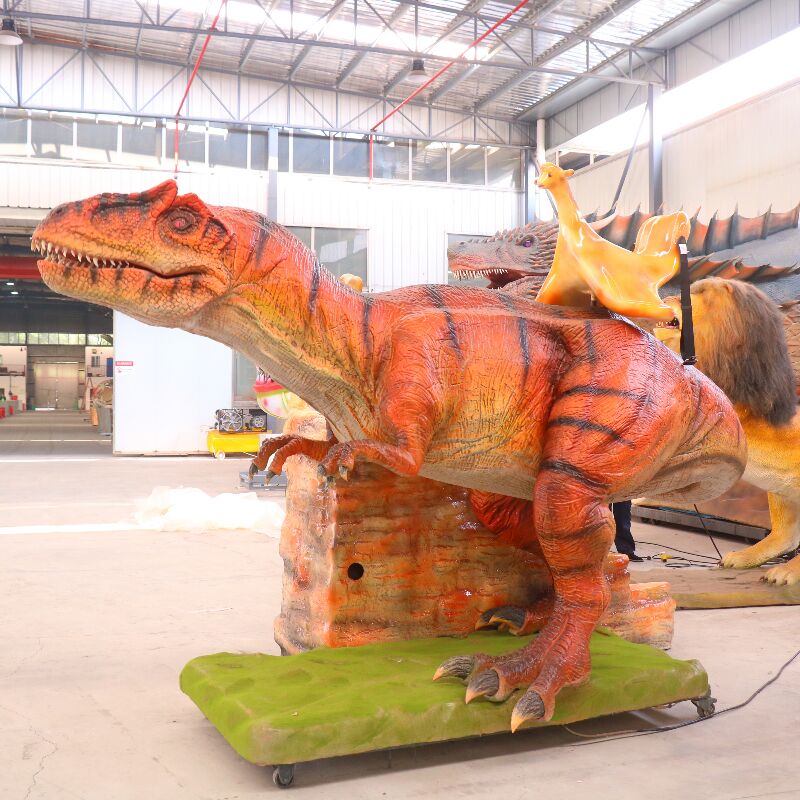 Simulated T-Rex Riding Experience